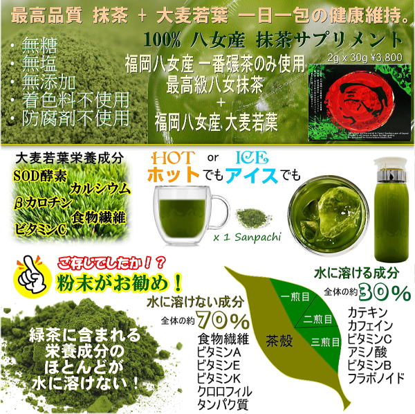 八女茶 お茶 成分 効果 カテキン 免疫力